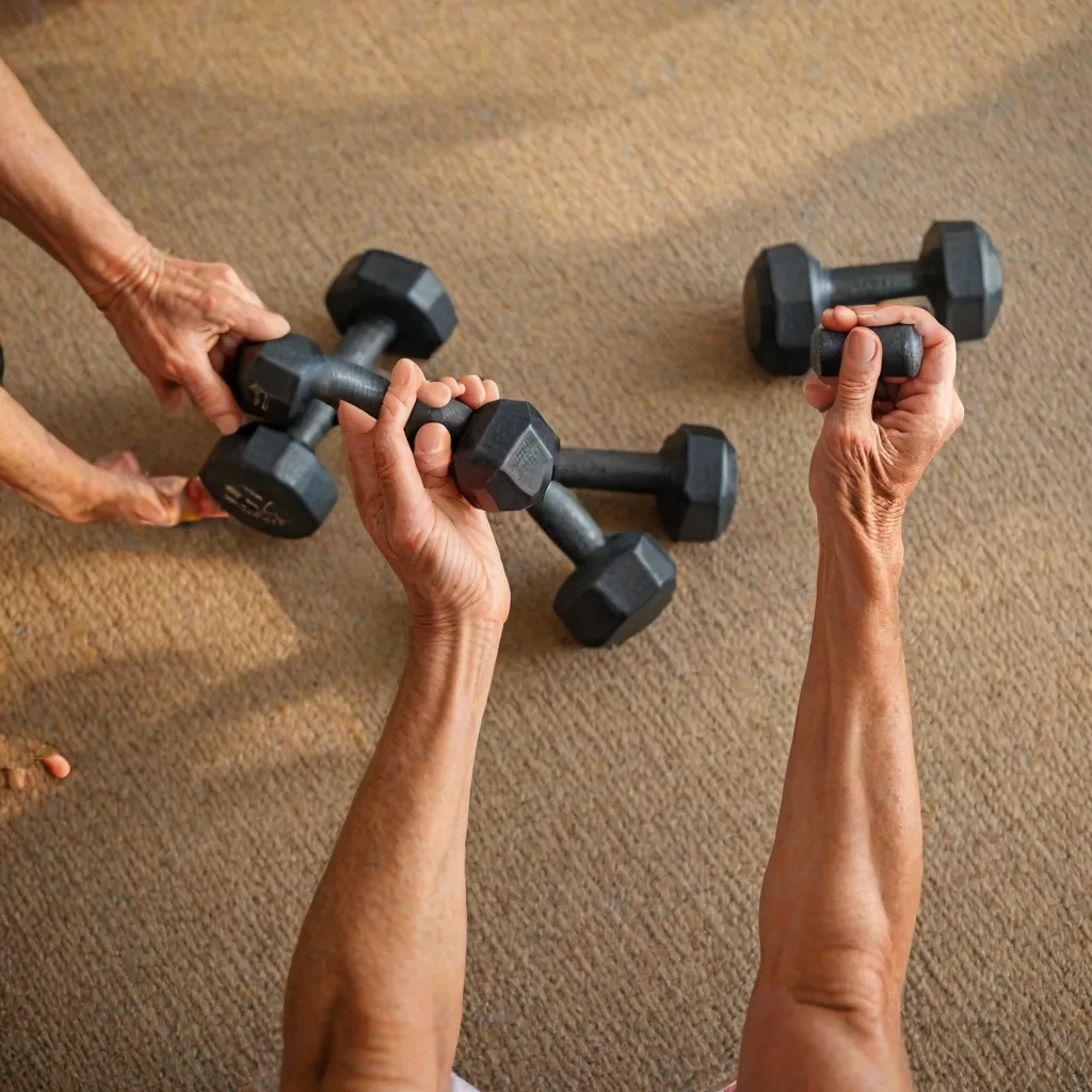 Proste ćwiczenia na mięśnie rąk dla seniorów